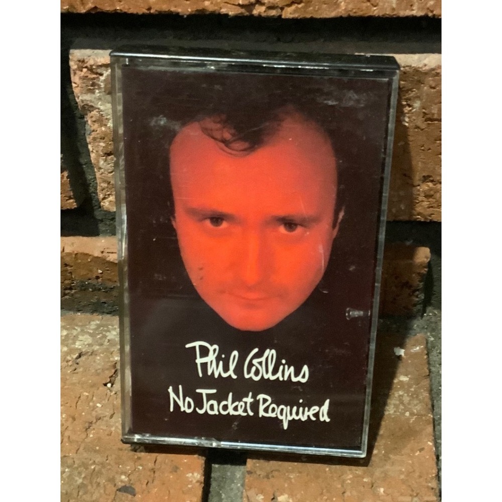 Phil Collins No Jacket Required Cassette Tape‎ 1985 Atlantic Pop Rock